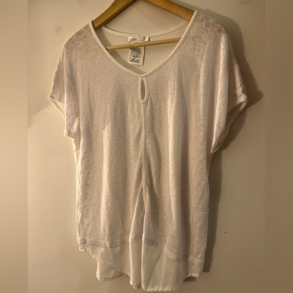Zoe Women's White Top L - Picture 5 of 6